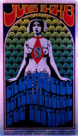 Monterey Pop Festival poster
