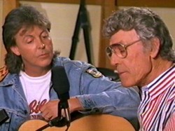 Carl Perkins with Paul McCartney
